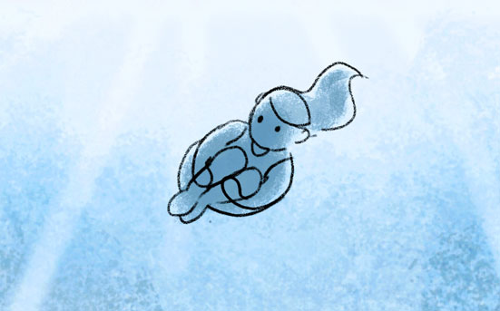 Blue — still